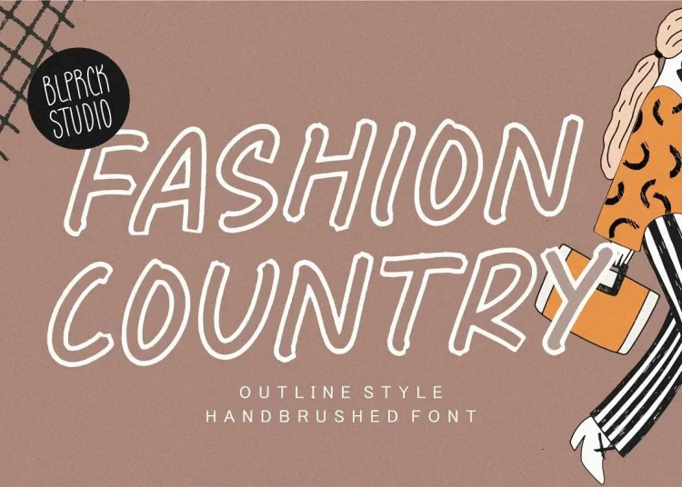Fashion Country Handbrushed Font Free Download Brush
