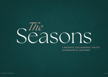 The Seasons Font Free Download Serif