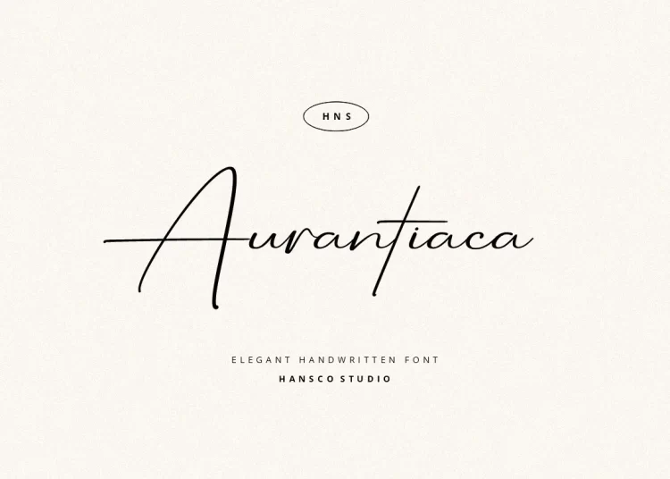 Aurantiaca Font Free Download Handwritten