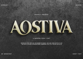 Aostiva Font Free Download Serif