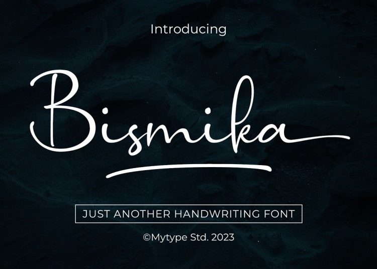 Bismika Font Free Download Handwritten
