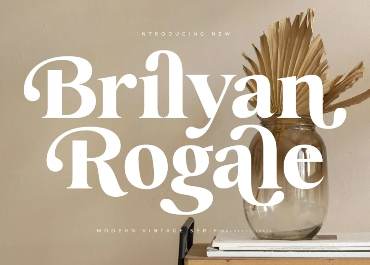 Brilyan Rogale Font Free Download Serif