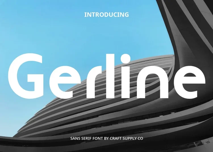 Gerline Font Free Download Sans Serif