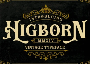 Higborn Font Free Download Vintage