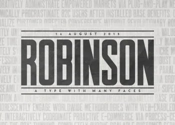 Robinson Font Family Free Download Sans Serif
