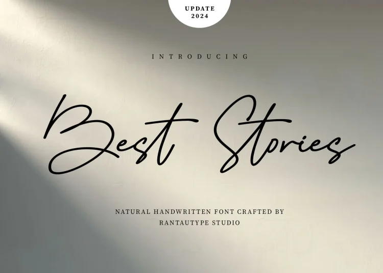 Best Stories Font Free Download Handwritten