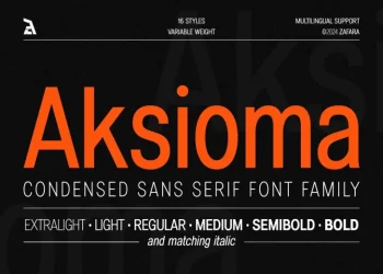 Aksioma Font Free Download Sans Serif