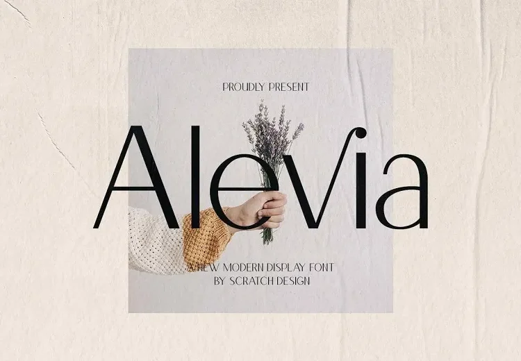 Alevia Font Free Download Display
