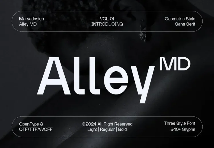 Alley MD Font Free Download Sans Serif