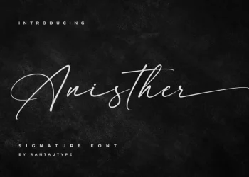 Anisther Font Free Download Signature