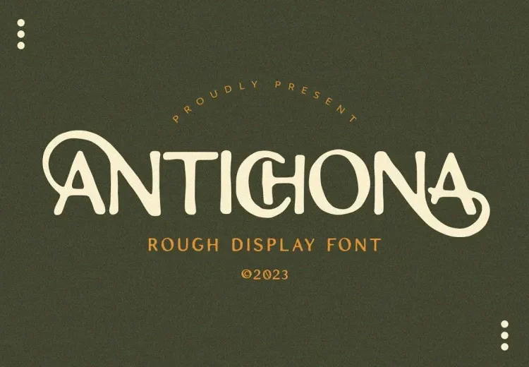 Antichona Font Free Download Display
