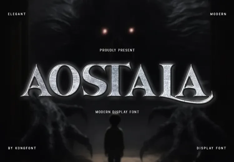 Aostala Font Free Download Serif