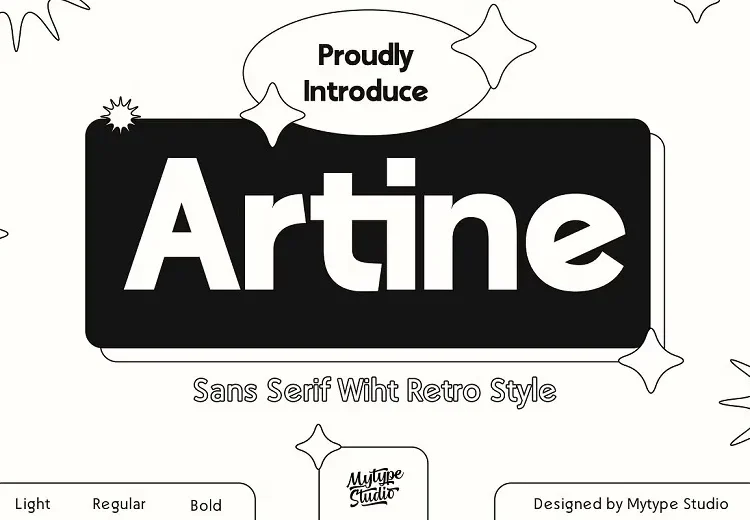 Artine Font Free Download Sans Serif
