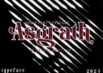 Asgrath Font Free Download Serif