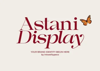 Astani Display Font Free Download Serif
