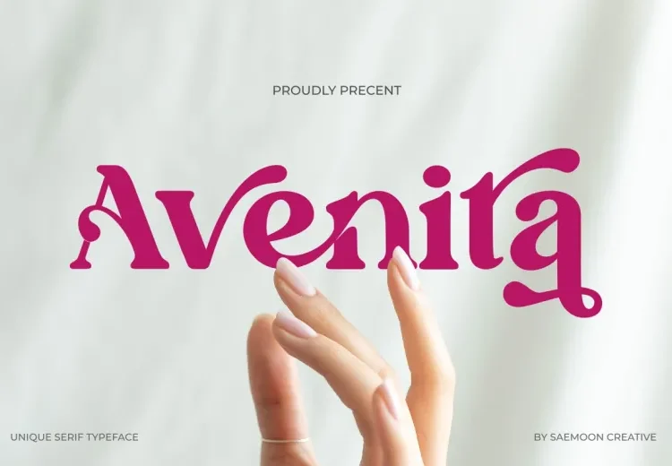 Avenita Font Free Download Serif