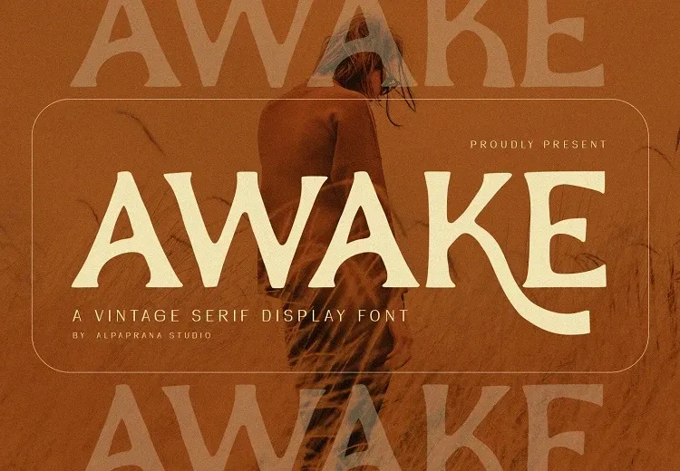 Awake Font Free Download Serif