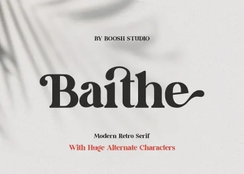Baithe Font Free Download Serif