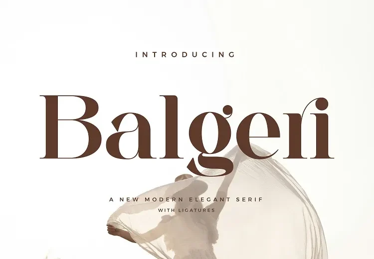 Balgeri Font Free Download Serif