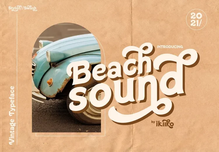Beach Sound Font Free Download Vintage