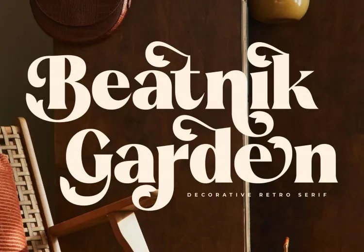 Beatnik Garden Font Free Download Serif