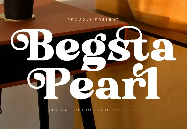 Begsta Pearl Font Free Download Serif