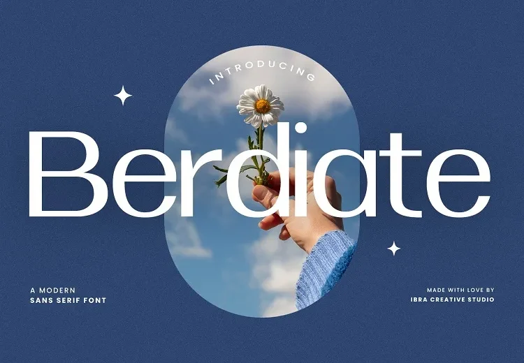 Berdiate Font Free Download Sans Serif