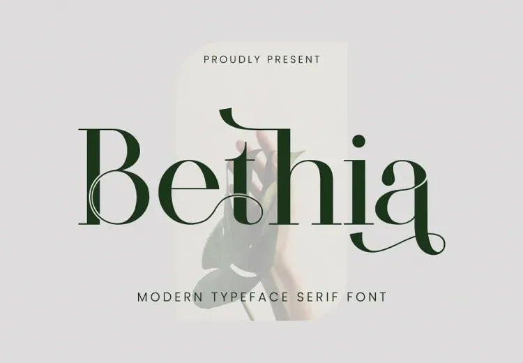 Bethia Font Free Download Serif