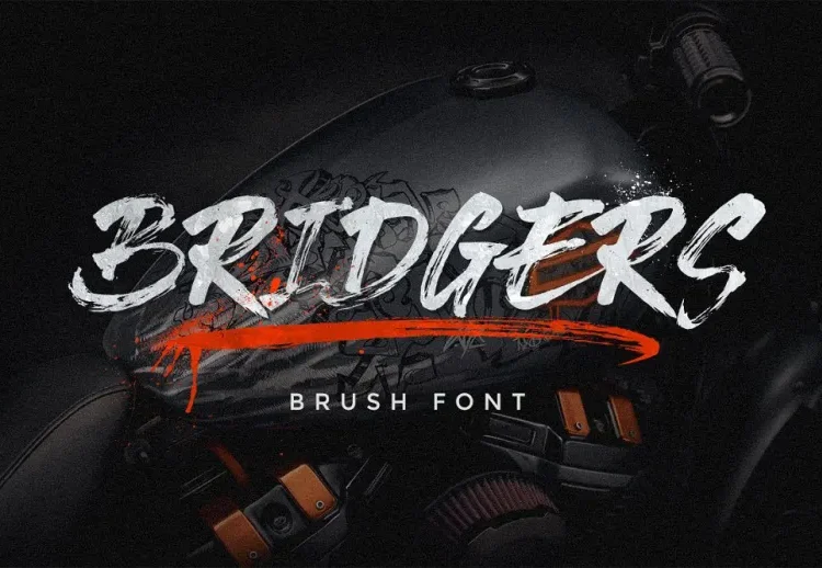 Bridgers Font Free Download Brush