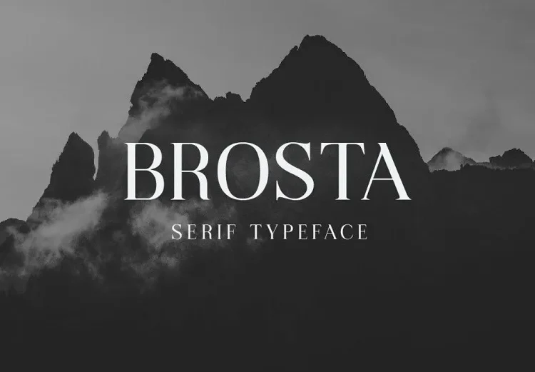Brosta Font Free Download Holiday