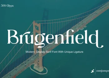 Brugenfield Font Free Download Serif