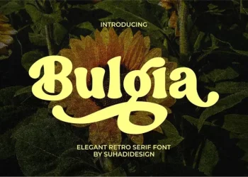 Bulgia Font Free Download Retro