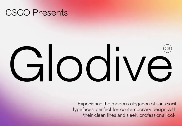 CS Glodive Font Free Download Sans Serif