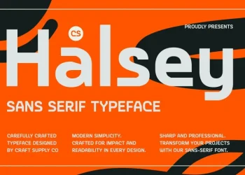 CS Halsey Font Free Download Sans Serif
