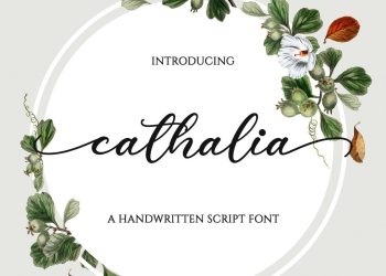 Cathalia Font Free Download Calligraphy