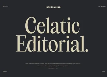 Celatic Editorial Font Free Download Serif