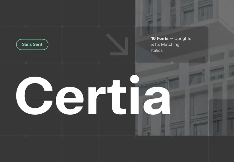 Certia Font Free Download Sans Serif