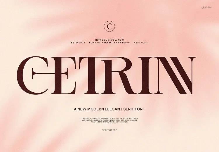 Cetrinn Font Free Download Serif