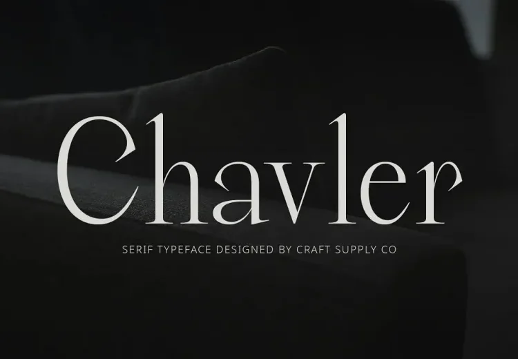 Chavler Font Free Download Serif