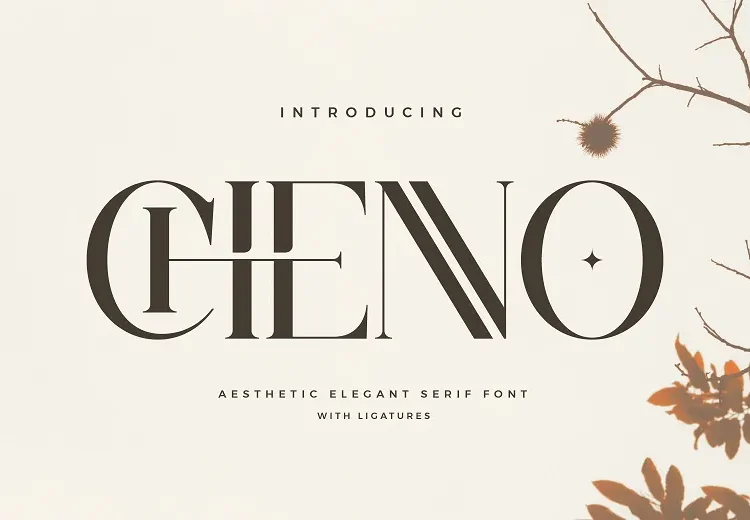 Chenno Font Free Download Serif