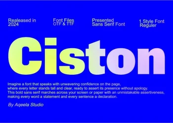 Ciston Font Free Download Sans Serif