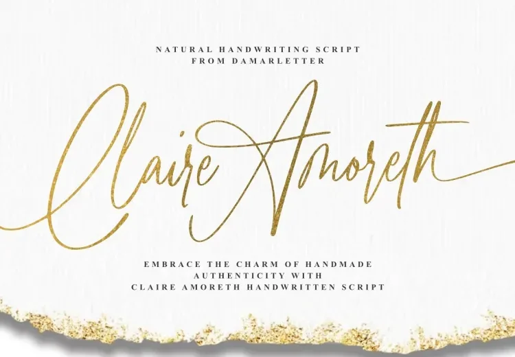 Claire Amoreth Font Free Download Handwritten