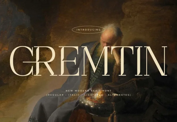 Cremtin Font Free Download Serif