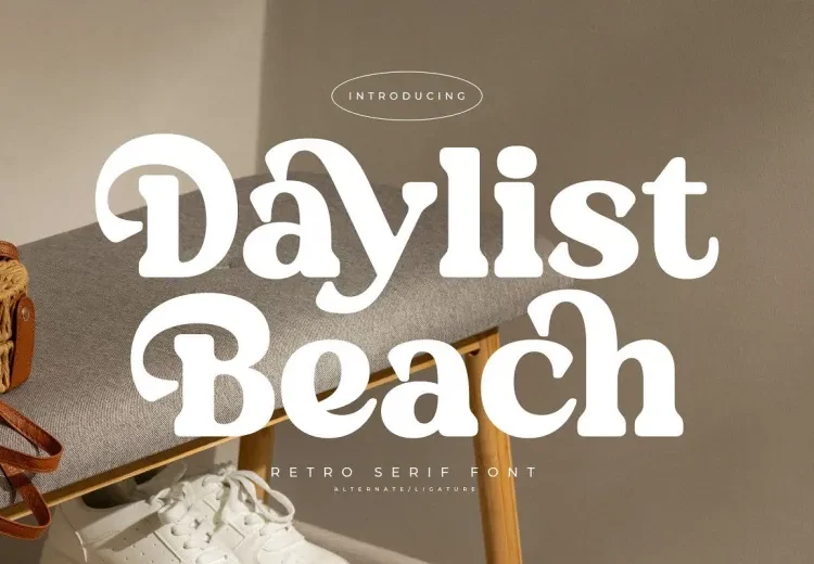 Daylist Beach Font Free Download Serif