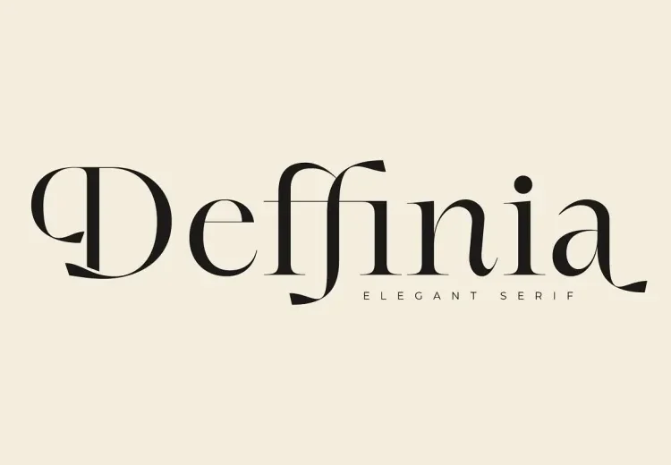 Deffinia Font Free Download Serif