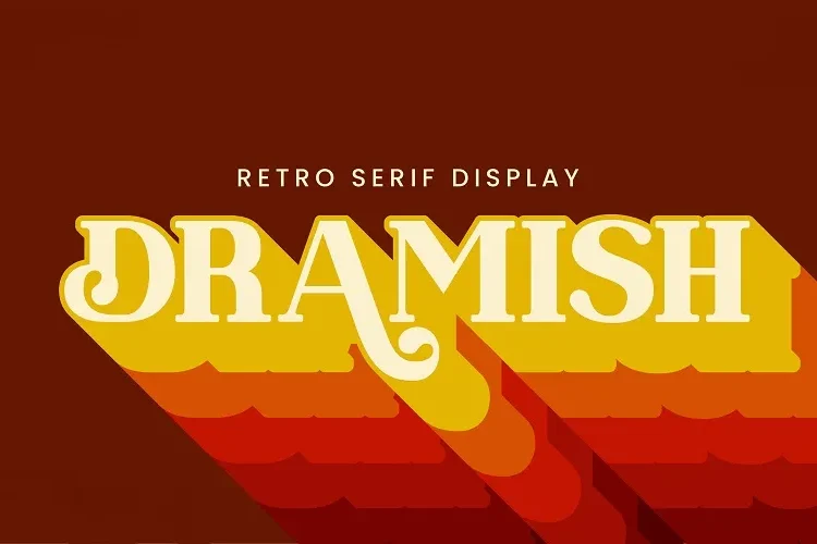 Dramish Font Free Download Serif