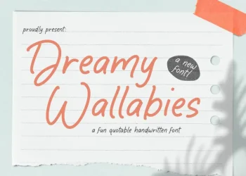 Dreamy Wallabies Font Free Download Handwritten