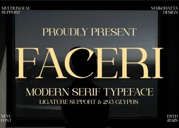 Faceri Font Free Download Serif