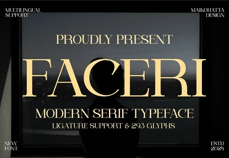Faceri Font Free Download Serif