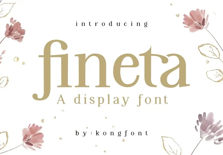 Fineta Font Free Download Serif